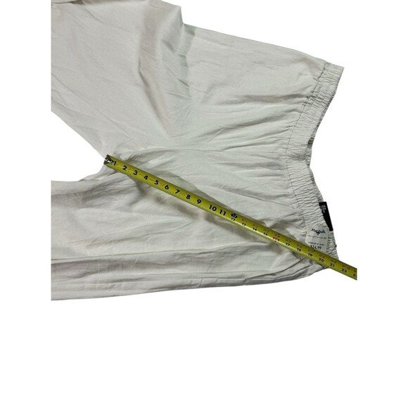 Jones New York Womens Crop Pants With Elastic Waist Band Stretch White Size 2X - Picture 8 of 16